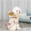 Собачья одежда теплой одежда зимняя куртка для домашних животных домашние животные одежда для маленьких средних собак доставка Доставка Садовые принадлежности DHBCF