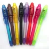 1 in groothandel UV 2 licht magie onzichtbaarheden creatief briefpapier onzichtbare inkt plastic markeerstift marker pen school kantoor pennen penden ther