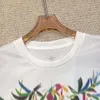 D 2024 Début du début du printemps New Women's Wear Halo Dyed Butterfly Print Top T-shirt