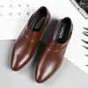 Chaussures habillées Formal pour hommes élégants pour hommes décontractés pour hommes en cuir modes de luxe marques de luxe 2024 Bureau de mariage Original Man classique