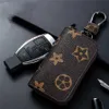 PU Leather Bagchains Keys Keys Holder Bey Bear Blaid Plaid Brown Flower Pouches Frendant Keyrings Charms for Men Women Gifts 4 Colors Ovdr