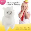 34-cm LED-UP Pchaszone zwierzęta alpaca pluszowa zabawka Świecająca biała owca lalka Prezent dla dzieci dziewczyn