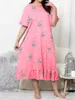 Plus Size Dresses Dress Knee Length Cute Girl Style Home And Casual Wear Can Be Worn Externally. 1-5XL 2024