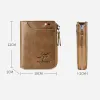 Wallets RFID Zipper Wallet PU Leather travel wallet Card Holder For Men And Women