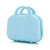 Resväskor 14 tum rese hand resväska kvinnor bärbara kosmetiska fodral högkvalitativ presentlåda dragkedja förvaringspåse litet barn studentbagage