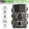 Camera's Outdoor Trail Camera 20MP 1080P HD HAPPEREN IP66 Waterdichte infrarood Night Vision Motion Activated Surveillance Trap Camera