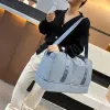 Sacos sacos de viagem para bolsa de bagagem de tamanho grande feminino e masculino para esporte e moda de viagem e uma bolsa de crossbody durável por ombro único