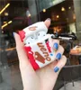 3D Cute Fun Chocolate Bueno For AirPods 1 2 Pro Headphone Protection Cover Apple Bluetooth Earphon es Full Body Cases Silicone TPU1904079