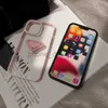 Case de téléphone transparent Designer Luxury Classic Letter Fashion Shockproof Phones Cas de haute qualité pour l'iPhone 15 14 13 11 12 Pro Max 7 8 X XS BB6553D