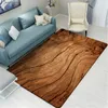 Wood Pattern Flannel Carpets for Living Room Decoration Home Area Rugs Bedroom Bedside Decor Modern Nonslip Floor Door Mat 240419