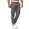 1 PC Foreign Trade Mens Fashion Leather Tie Belt Slim Fit Casual Trousers Mens Pants Cargo Pants Men 240408