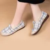 Casual Shoes Zapatillas De Mujer 2024 Spring Soft Sole One Step Lazy Ethnic Style Cloth Polyurethane Women's