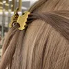 Designer Luxury Triangle Hair Clips Woman Girls Fashion Hair Accessories Classic Gold Silver Style Brand Lettres Barrettes Girl's DailyPin Small Hair Claw Claw Cliw Claw