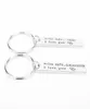 List biżuterii Drive Brefe Syn Darurei Love You Keychain Lucky Keyring Keyring Charm Family Christmas Gift1360637