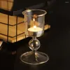 Świecane uchwyty na kieliszek świecznika wystrój domu fantazyjne kubek do winiarnia pokój Candlelight Dekoracja obiadowa wazony