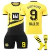 Dortmund 2324 Hem 11 Royce Soccer Jersey 9 Alai 22 Bellingham Kids 'Jersey Set