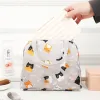 Taschen tragbare Lunchbeutel Thermal Isolierung Lunchbox Aufbewahrungstasche Kinderschule Lunchbox Tasche Picknick Aufbewahrung großer Kapazität Tasche