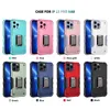 Military Flag 8 colors 2 in 1 magnet mobile phone cases TPU+PC ring kickstand Shockproof cell Phone cover for iPhone Pro Max plus 15 14 13 12 11 cell Phone cover