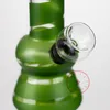 Stripe Diamond Base Mini Colorful Glass Bong Hookah Shisha Rökning Vattenrör Bubbler Pipes Filtrera ört Tobaksoljerigor Bowl Stand Design Cigaretthållare DHL