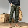 Caayu Joggers Cargo Pants Men Casual Y2K Multi-bolso calça masculina calça de moles