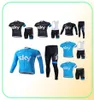 Niebo czarny niebieski długi krótki rękawa garnitur Men039s Summer Cycling Mountain Bike Jacket Long Shorts2781454