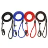 Dog Collars Leashes Pet Nylon Rope Training Slip Lead Strap Adjustable Traction Collar Dogs Ropes Supplies 0.6X130Cm Drop Delivery Dh3Bz