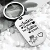 Keychains For Women Teen Girls Sœur Keychain Amitié cadeaux Cadeaux d'anniversaire-ne pas sœurs par le sang mais cœur