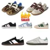 2024 Luxury Vegan Og Spezial Sambaba Sneakers Casual Chores For Men Women Designer Trainers Cloud White Core