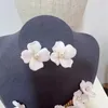 Cabelo Cabelo Cabelo Casamento de Flores Cerâmica Brincos De Brinho de Pérolas de Pérolas de Pérolas Prata Pérolas Mulheres Jóias Mulheres