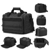 Packs Shooting Range Bag Molle Tactical Gun Pistol Bag Case 600d Waterproof Hunting Accessories Tool Bag Camping Shoulder Pack