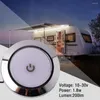 All Terrain Wheels 12V RV Interior Ceiling LED Light With Dimmer Switch 5W Car Round Indoor Roof Lamp For Camper Boat
