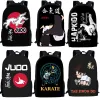 Bags Cool Martial Martial Judo Taekwondo Karate Aikido Kune Do Backpacks for Teenage Girls Boys Women Men School Bags Kids Mochila