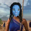 Avatar Face Cover Movies Avatar2 Hjälm Face Cover Masque Birthday Present Carnival Party Cosplay Costume Prop For Kids Adults 240403