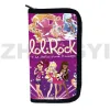 Wallets Hot Anime Harajuku LoliRock 3D Wallet for Women LoliRockstar Cash Bag Clutch Money Bag Wallet with Zipper Men Purses and Handbag