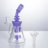 Headshop666 gb108 in vetro bong bong tampone tubo di fumo di circa 19 cm di altezza da 14 mm tabacco maschio cupola di vetro bellissimo brongs