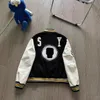 Metalhead 24ss Men Baseball Fashion Tide Brand Designer Jacket Quality Craft Letter Emelcodery Lose Version High Street Casual Jacket