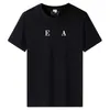 Designer Fashion T-shirt chest letter short sleeve High street loose oversized casual T-shirt 100% cotton top