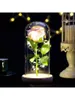 Strings 1PC Glass LED LED Rose Rose Dome Sztuczny smyk walentynkowy Prezent