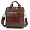 Mots de porte 2023 Nouveaux maltrités en cuir authentique Maleta Maleta Men Travel Bags Messenger Messenger Document Document Hands Business Business Sac