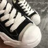 Maison mihara yasuhiro designer skor sneakers hank blakey miharas sko naturlig tå mössa margiela og ensam canvas låg mmy svart vit blå herrkvinn