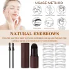 Enhancers EyeBrow Stamp Shaping Kit maquillajes para mujer Eyebrow Stencils Waterproof Makeup For Women Natural Contouring Make up 1 set