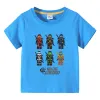 Tシャツ11色の漫画の子供たちの男の子の女の子のためのTshirtコットンサマーキッズトップスティーベイビーキッズTシャツブラウス服212年