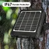 Cameras Solar Panel Kits Charger 12V 9V 6V Sortie avec 10000mAh pour la chasse à la chasse à la piste de chasse Moultrie Spypoint Sparten Deer Deer Door Door