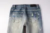 Heren jeans designer jeans am jeans 8811 hoogwaardige mode patchwork gescheurd leggings 28-40
