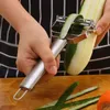 Rostfritt stål Peeler dubbelhuvud Kök Vegetabilisk skalare Morot potatisskalare melonplaner gurka slicer köksmaterial