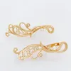 Boucles d'oreilles en peluche blanche de la mode Perle 585 Gold rose Long Femmes Elegant High Quality Wedding Daily Party Classic Bijoux