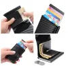 Holders Men Wallet Busin Busin Busin Busin Busin Business Hands Wallet Men Men Anti RFID Blocking Aluminium Alloy Card Card Slim Credit Card Carte Holder