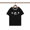 Balimm luksusowy designer designerski koszulka letnia męskie koszule wysokiej jakości koszulka designerska koszulka czarne koszulki