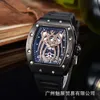 Brand Personality Luxury Hollow Bucket Spider Faccia a tre pin orologio da orologio da uomo maschile