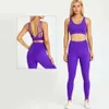 Set di pezzi allineare Lu Women 2 Abiti Spazzolati in nylon Legacy Leggings Monarch Sports Bra Cute Active Wear Yoga Set da schiera Abbigliamento Lemon Gy